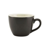 MATT BLACK Porcelain Bowl Shaped Espresso Cup